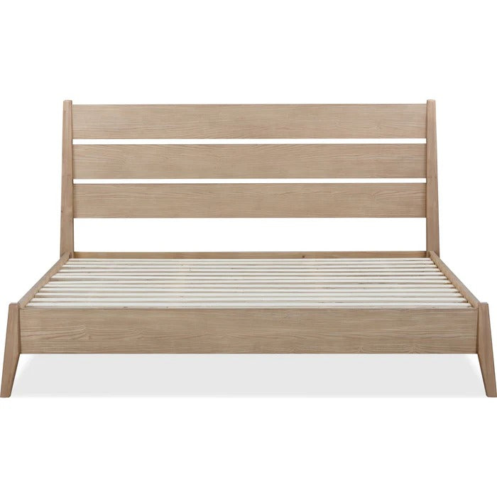 Sumera Slatted Ash Wood Platform Bed