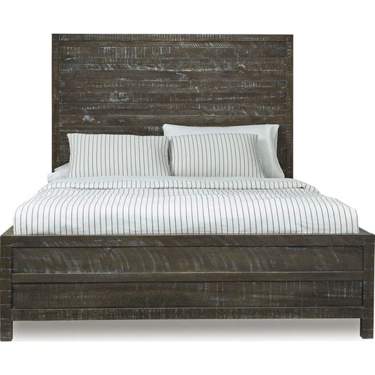 Townley Solid Wood Low-Profile Bed