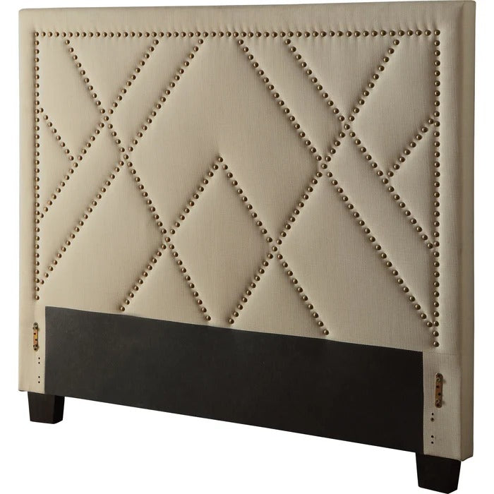 Vian Nailhead Upholstered Headboard