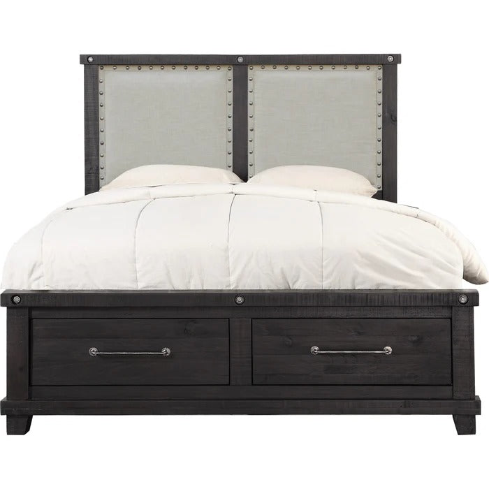 Yosenite Upholstered Footboard Storage Bed