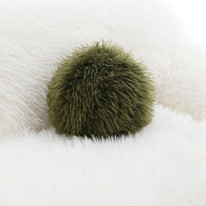 Dawna Fluffy Sofa - White