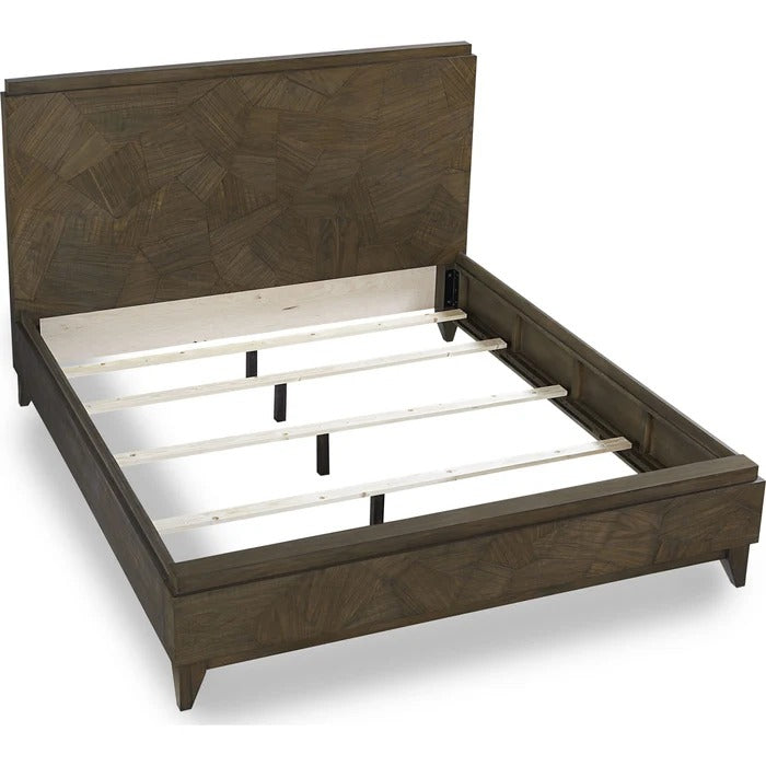 Broden Wood Panel Bed