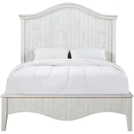 Ellia Solid Wood Crown Bed