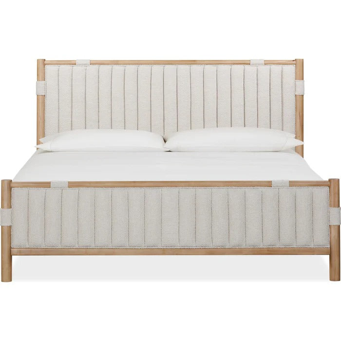 Furan Upholstered Panel Bed