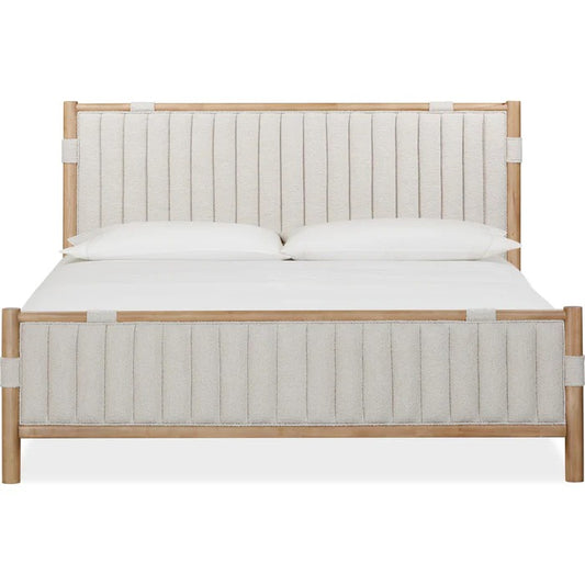 Furan Upholstered Panel Bed