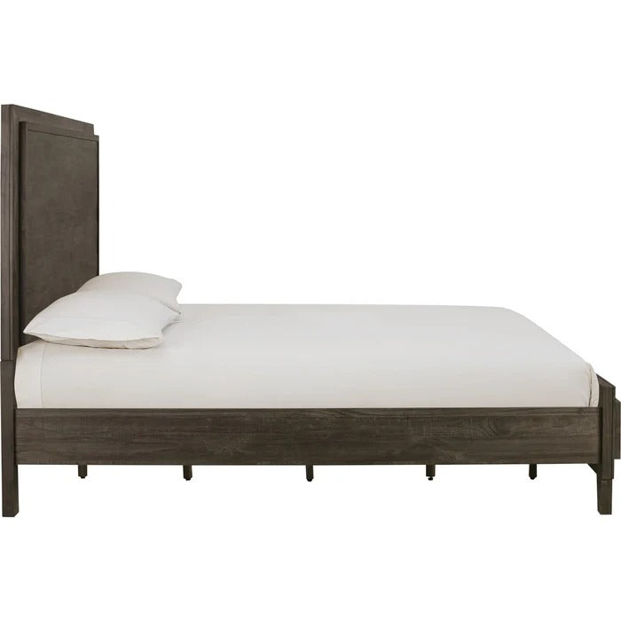 Hadlen Solid Wood Panel Bed