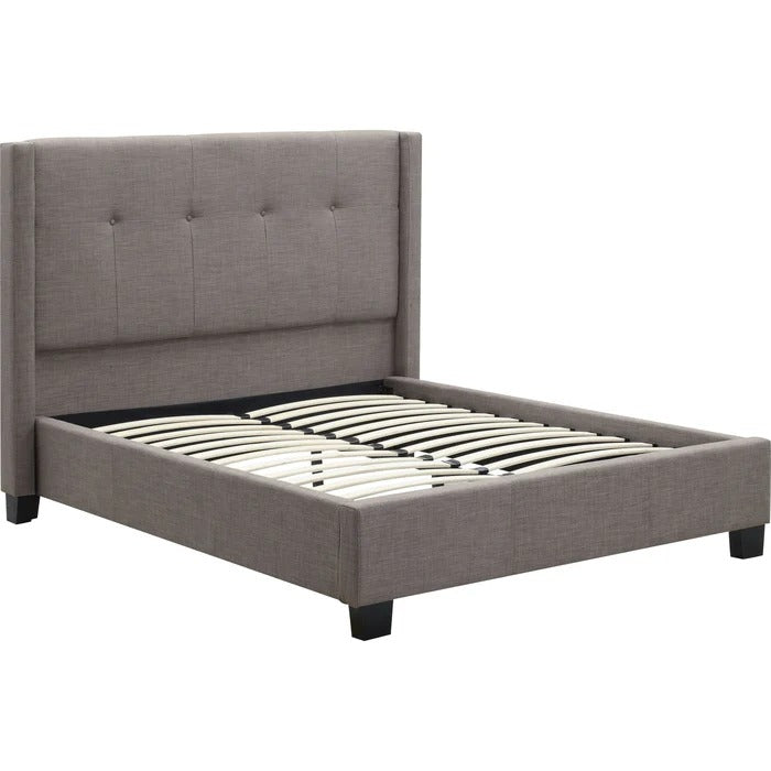 Madelon Wingback Upholstered Platform Bed