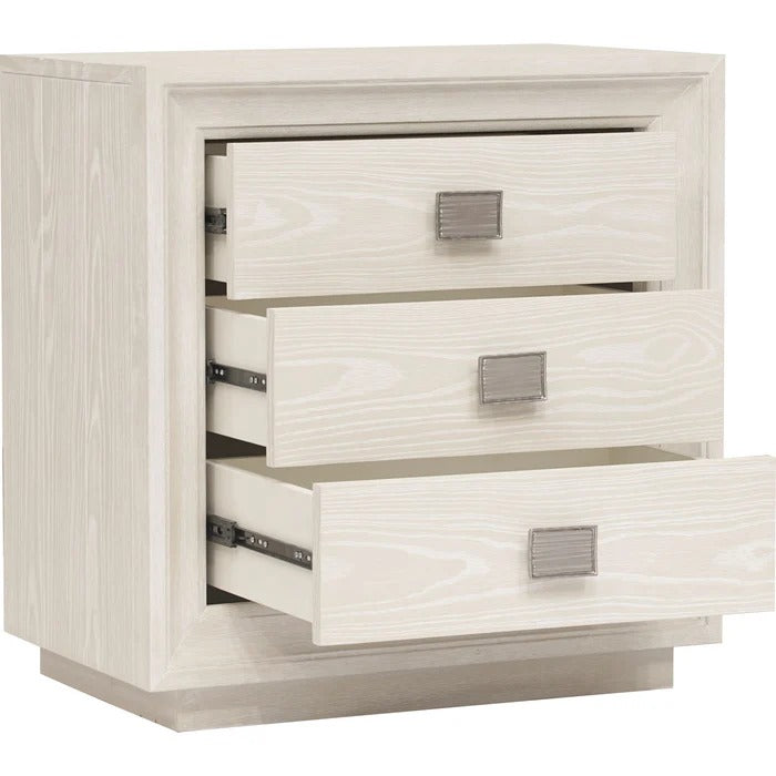 Maxon Three Drawer USB-Charging Nightstand