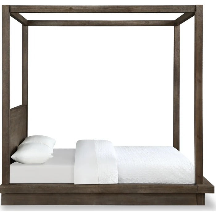 Melborn Wood Canopy Bed