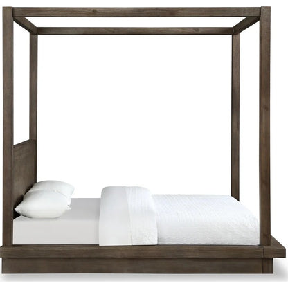 Melborn Wood Canopy Bed