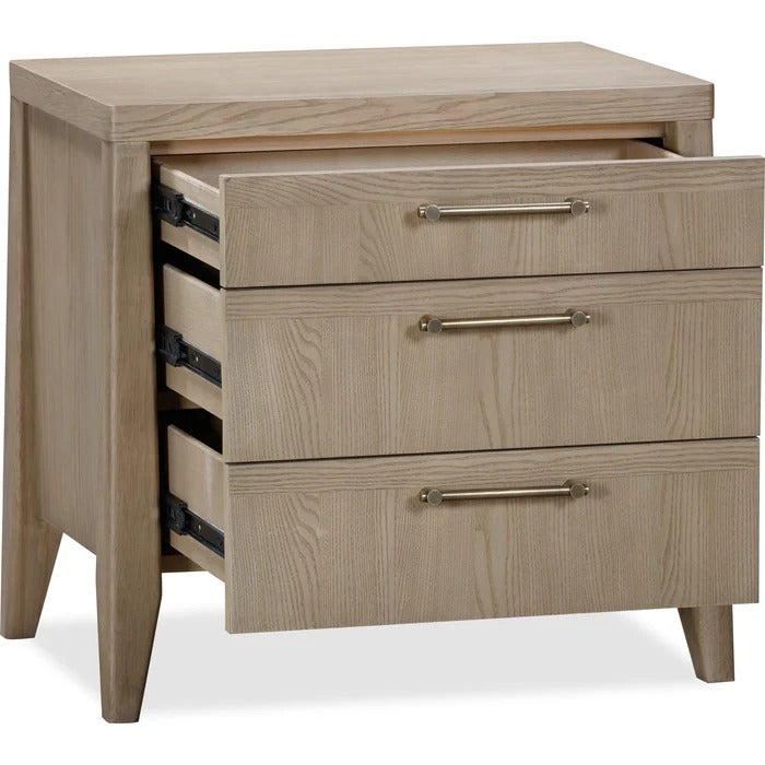 Sumera Three Drawer Nightstand