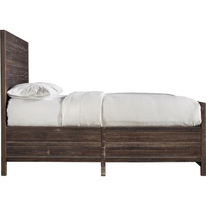 Townley Solid Wood Panel Bed