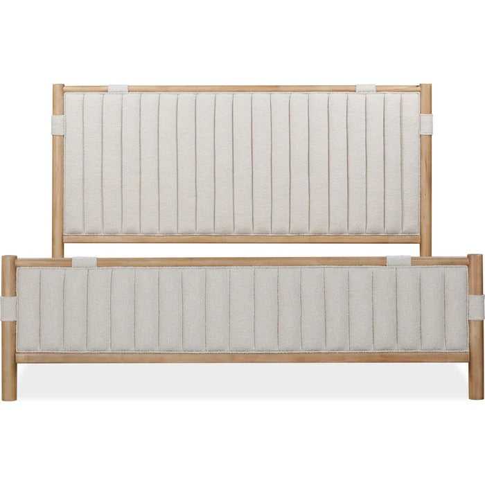 Furan Upholstered Panel Bed