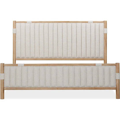 Furan Upholstered Panel Bed