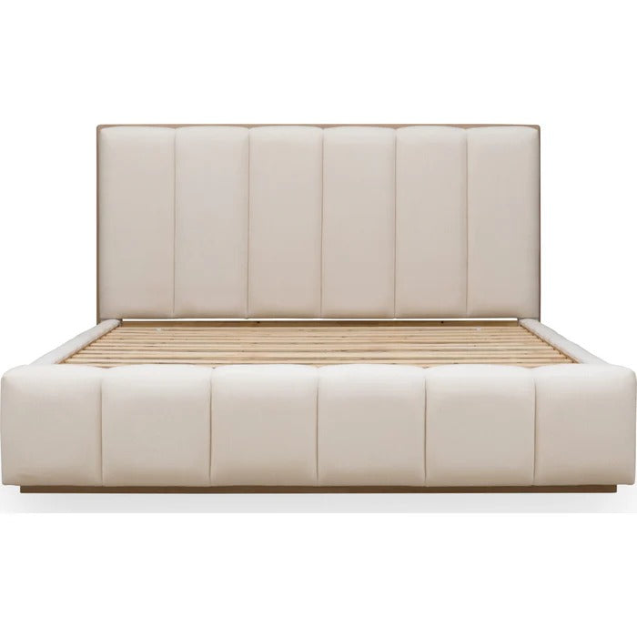 Gardena Wood Frame Upholstered Platform Bed