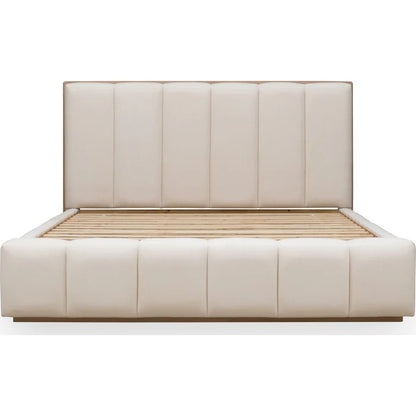 Gardena Wood Frame Upholstered Platform Bed