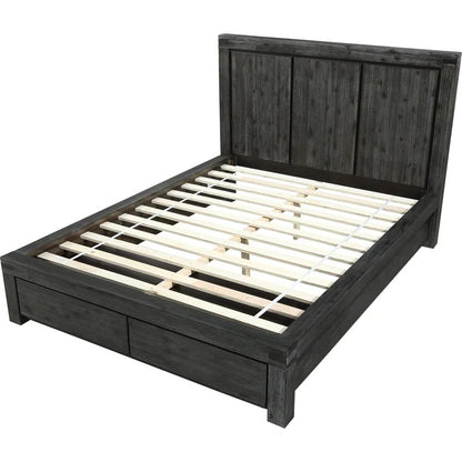 Meadoway Solid Wood Footboard Storage Bed