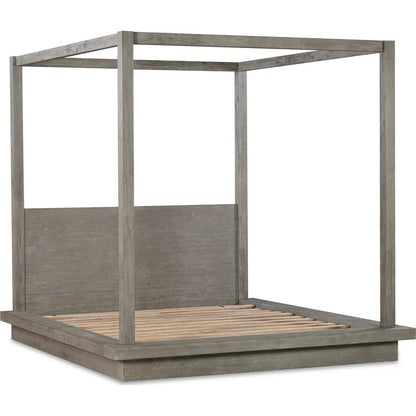 Melborn Wood Canopy Bed