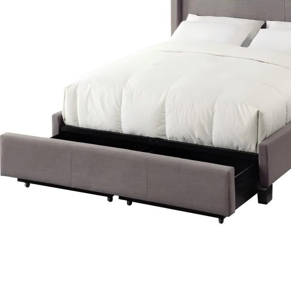 Melinda Upholstered Footboard Storage Bed