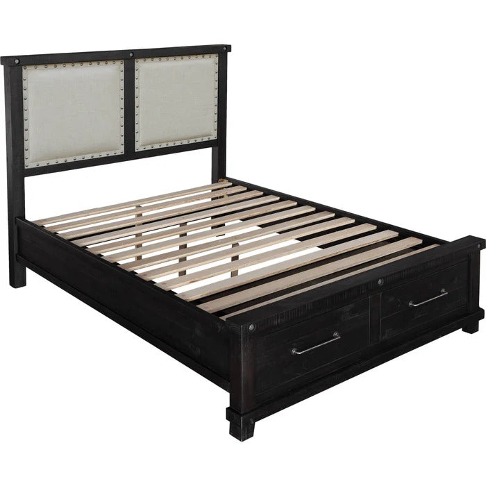 Yosenite Upholstered Footboard Storage Bed