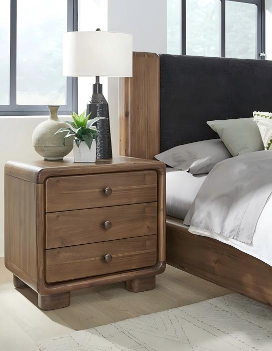 Bokan Three Drawer Nightstand