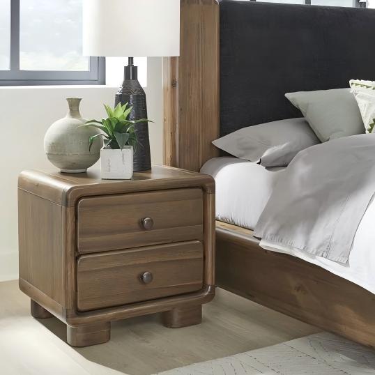 Bokan Two Drawer Nightstand