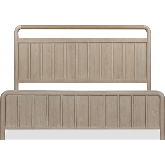 Camlin Oak Wood Platform Bed