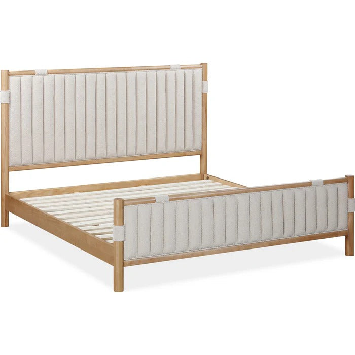 Furan Upholstered Panel Bed
