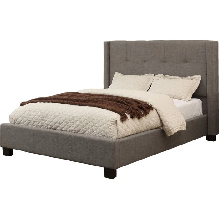 Madelon Wingback Upholstered Platform Bed