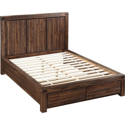 Meadoway Solid Wood Footboard Storage Bed