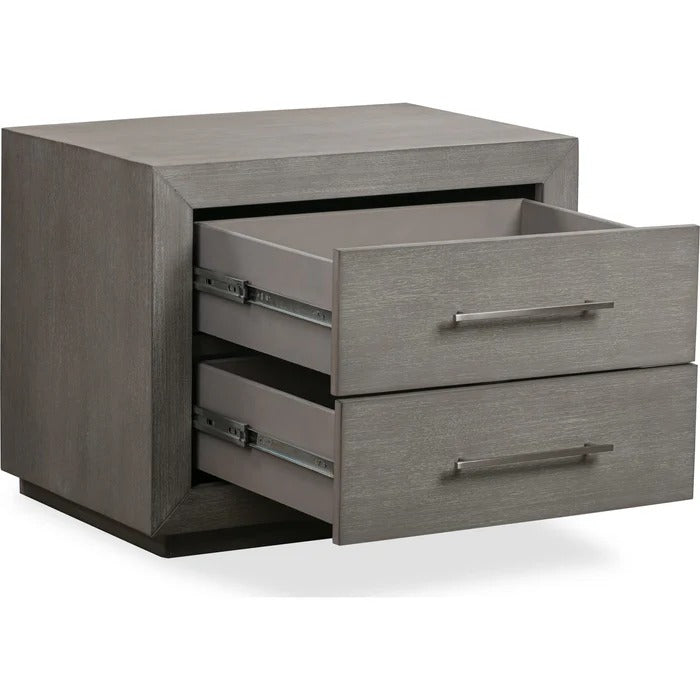Melborn Two Drawer Nightstand with USB