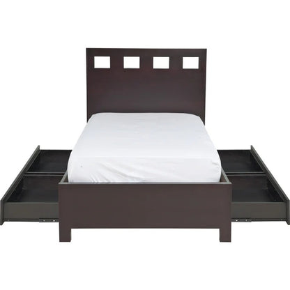Rivan Wood Storage Bed