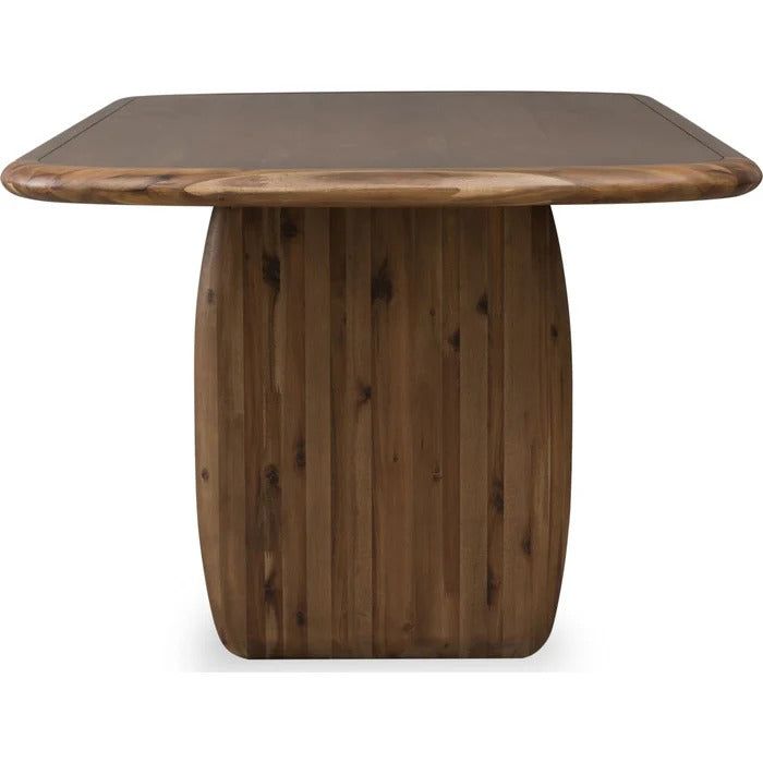 Xolany Wood Pedestal Dining Table