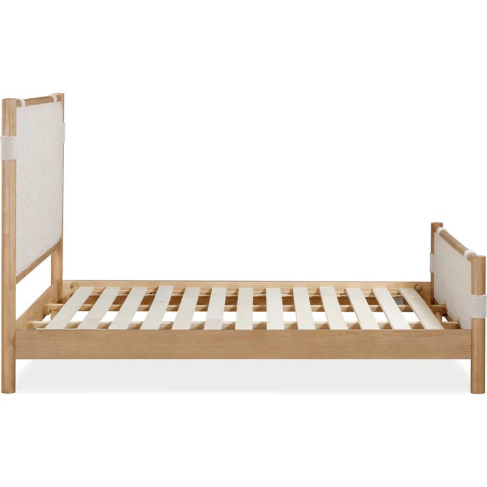 Furan Upholstered Panel Bed