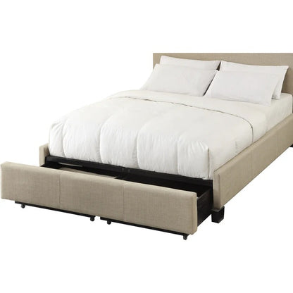 Levin Tufted Footboard Storage Bed