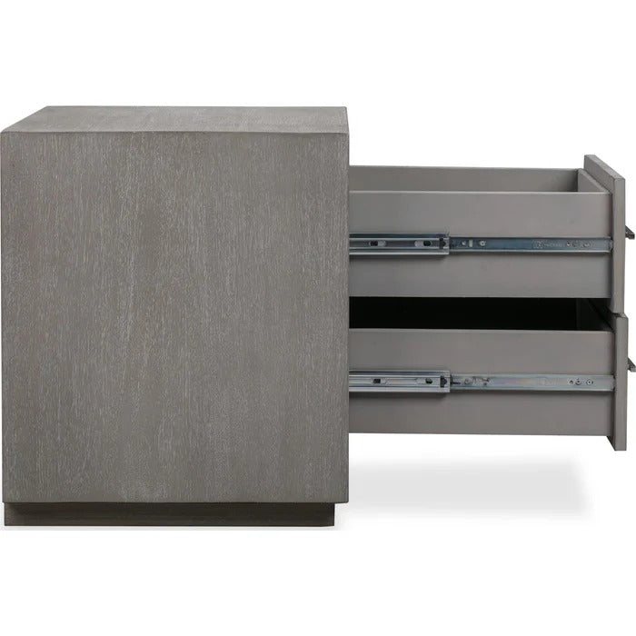 Melborn Two Drawer Nightstand with USB