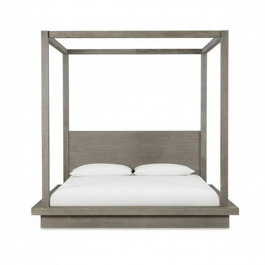 Melborn Wood Canopy Bed