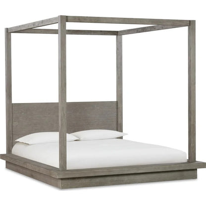 Melborn Wood Canopy Bed