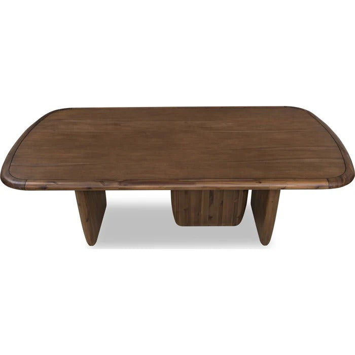 Xolany Wood Pedestal Dining Table