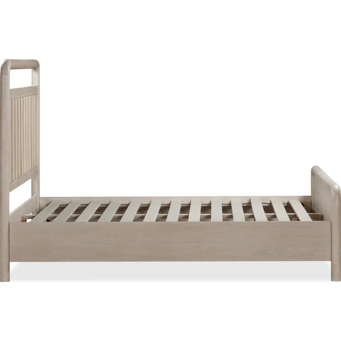 Camlin Oak Wood Platform Bed