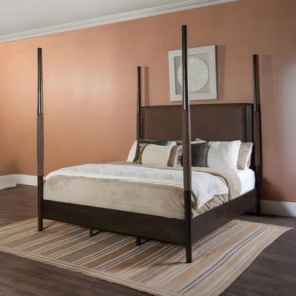 Kokan Upholstered Poster Bed