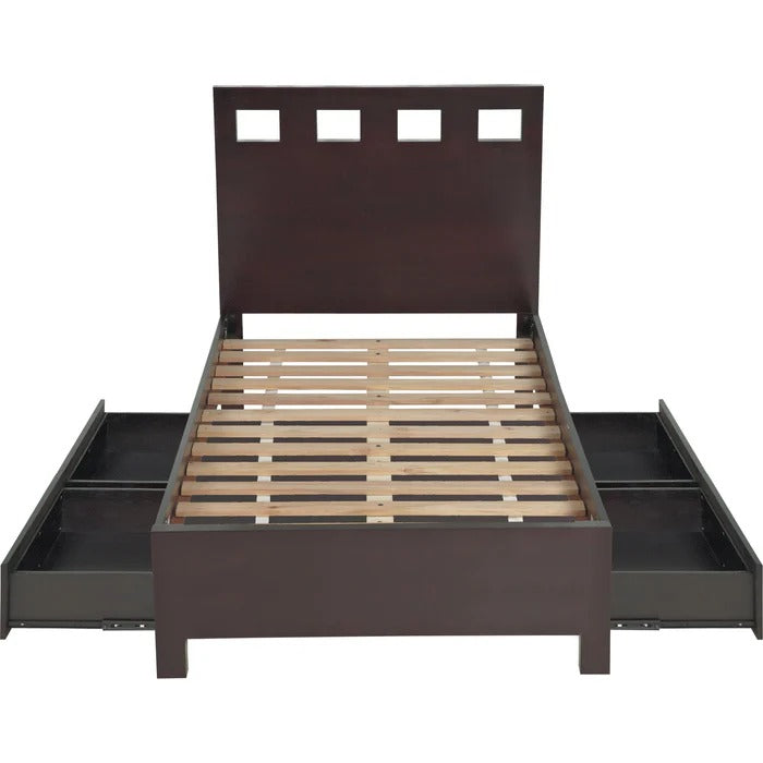 Rivan Wood Storage Bed