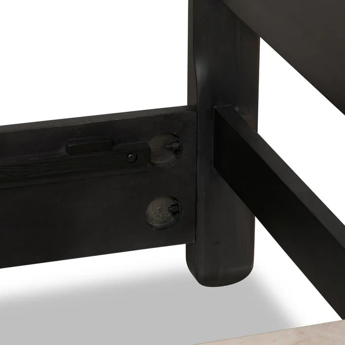 Xolany Acacia Wood Platform Bed