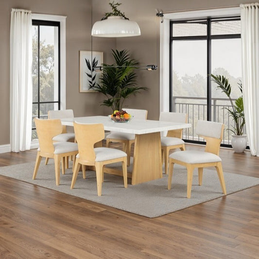 Caerwyn Dining Set - Beige