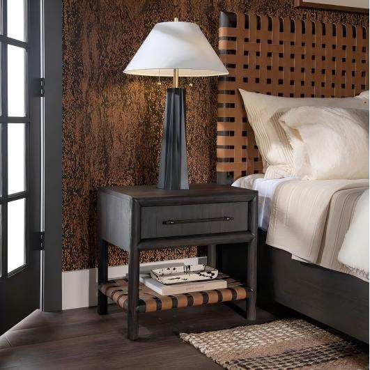 Dorset One Drawer USB-charging Nightstand