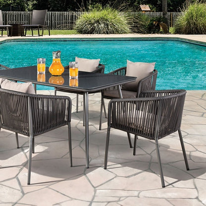 Tusharin 8 Pc. Outdoor Dining Set