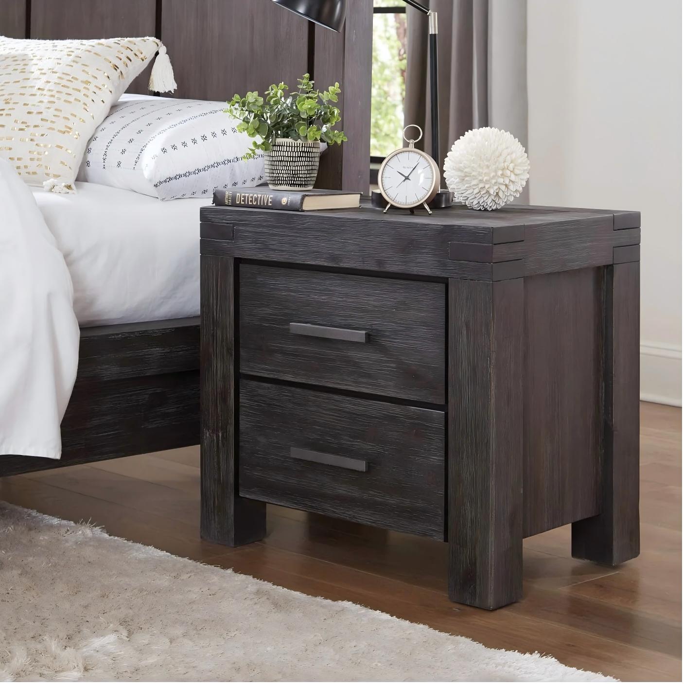 Meadoway Two Drawer Nightstand