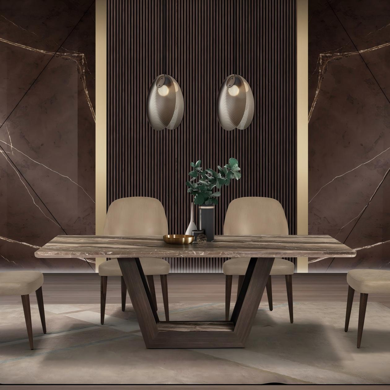 Equinoxa Stone Dining Table