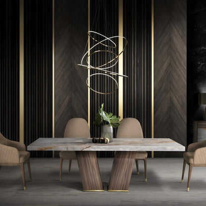 Vertica Wood Dining Table