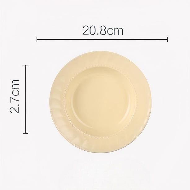 Pastel Cream Dinnerware